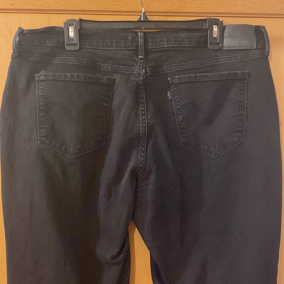 Levi’s Women’s 505 Straight Jeans Black W34 L30 (18) - Picture 8 of 15